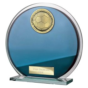  Seismic Superstar Football Circle Plaque Blue - 3 Sizes