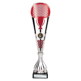 Eclectic Trophy Silver & Red - 3 Sizes
