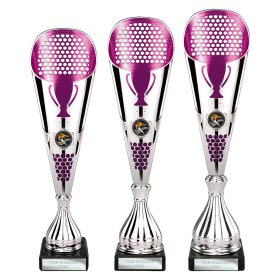 Eclectic Trophy Silver & Purple - 3 Sizes