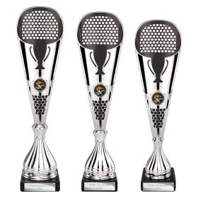 Eclectic Trophy Silver & Black - 3 Sizes