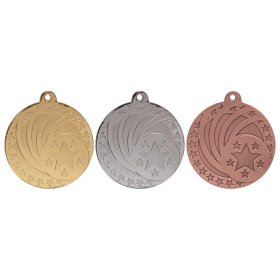  The Stars Iron Medal 50mm - Gold, Silver & Bronze