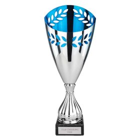 Maximus Laser Trophy Silver & Blue - 3 Sizes
