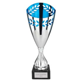Maximus Laser Trophy Silver & Blue - 3 Sizes