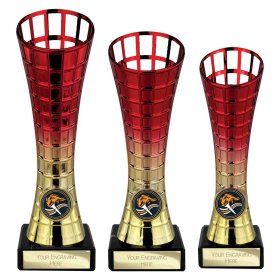 Leader Trophy Red & Gold  - 3 Sizes