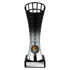 Leader Trophy Black & Silver  - 3 Sizes
