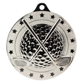 Cascade Stars Golf Medal 50mm - Gold, Silver & Bronze