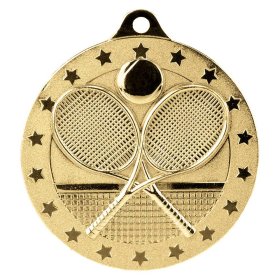 Cascade Stars Tennis Medal 50mm - Gold, Silver & Bronze
