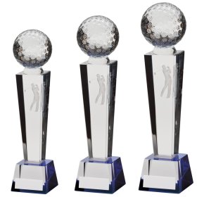 Legend Crystal Golf Award - 3 Sizes