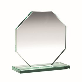 Jade Glass Octagon Plaque - 3 Sizes